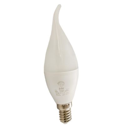 تصویر لامپ LED شمعی اشکی 7وات E14 ـ آفتابی ـ رونیا 